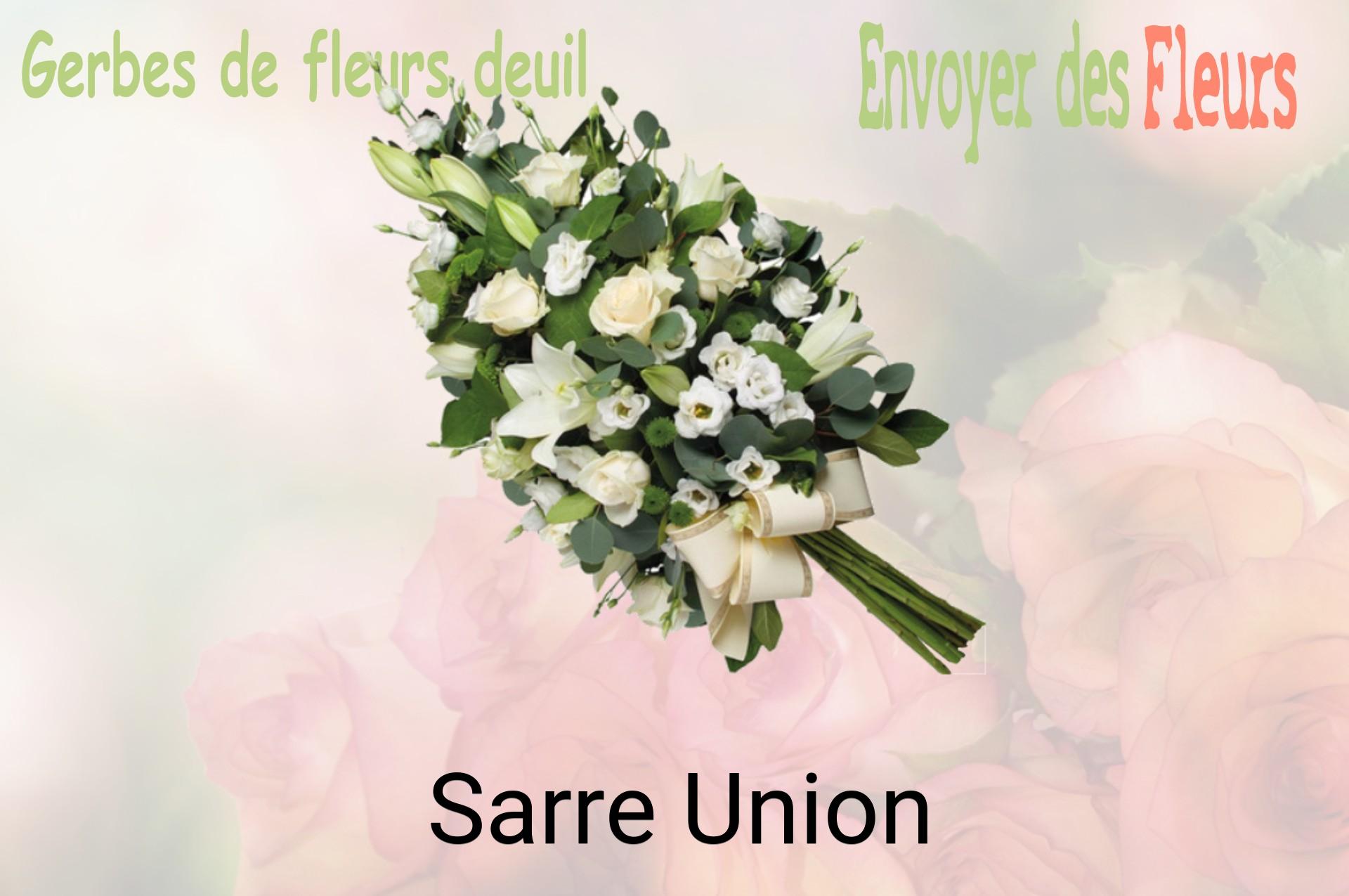 Gerbe de fleurs de deuil livrée à Sarre-Union